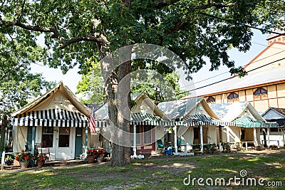 Ocean Grove Tent Community Editorial Stock Photo