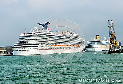 Ocean Liner Stock Photo