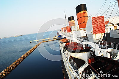 Ocean Liner Stock Photo