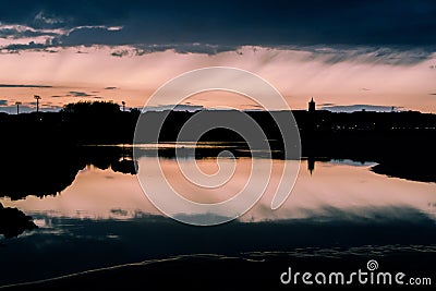 Ocean reflections Stock Photo