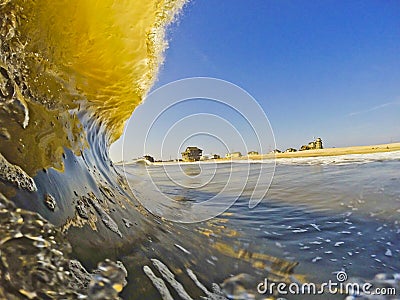 Ocean Refraction Stock Photo