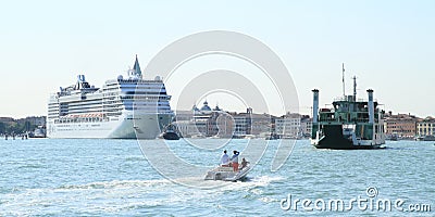 Ocean ship MSC Magnifica Editorial Stock Photo