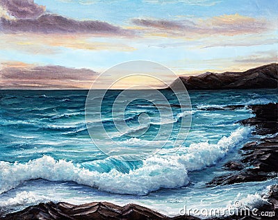 Ocean shore Stock Photo