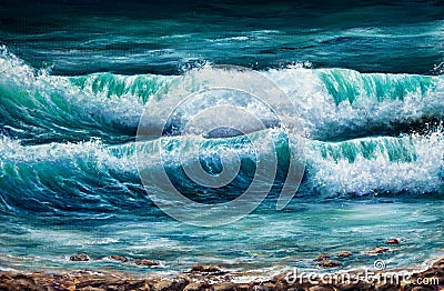 Ocean shore Stock Photo