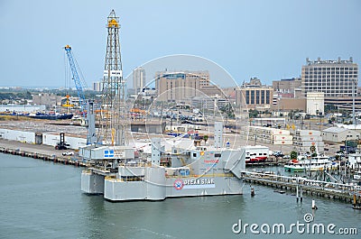 Ocean Star Offshore Drilling Rig Museum and Education Center Editorial Stock Photo