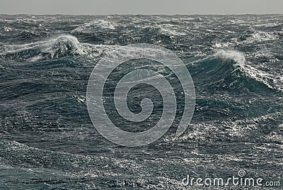 Ocean storm Stock Photo