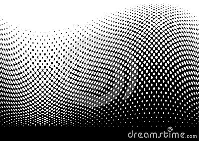 Ocean surf wave black Vector Illustration