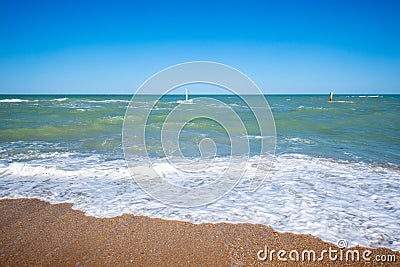 ocean view at Ancona Italy Stock Photo