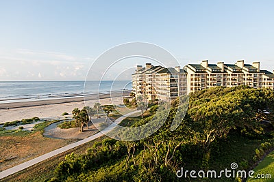 Ocean View Condos Editorial Stock Photo