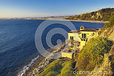 Ocean view house Stock Photo