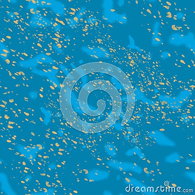 Ocean water seamless vector pattern Vector Illustration