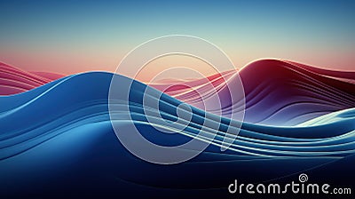 Ocean Water Surface Foamy Waves Seascape Background AI Generative Stock Photo