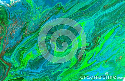 Ocean wave imitation abstract marble blue texture. Stock Photo