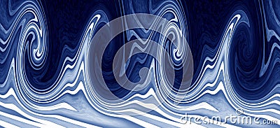 Ocean waves banner Stock Photo