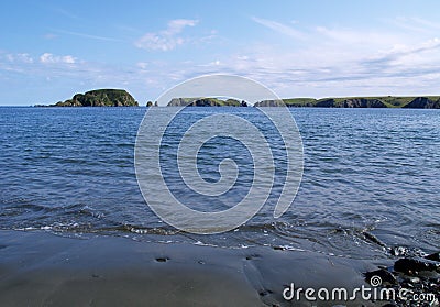 Oceanic bay Stock Photo