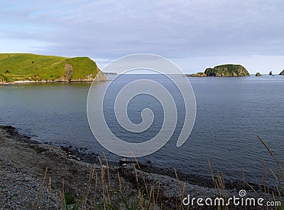 Oceanic bay Stock Photo