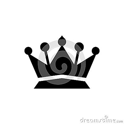 Oceanic diadem crown icon Vector Illustration
