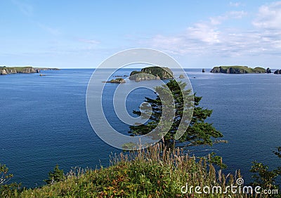 Oceanic landscape Stock Photo