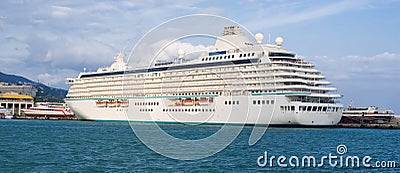 Oceanic liner Stock Photo