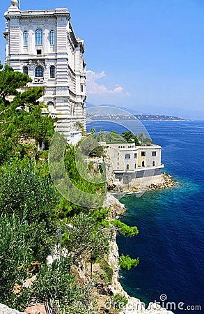 Oceanographic Museum, Monaco. Stock Photo