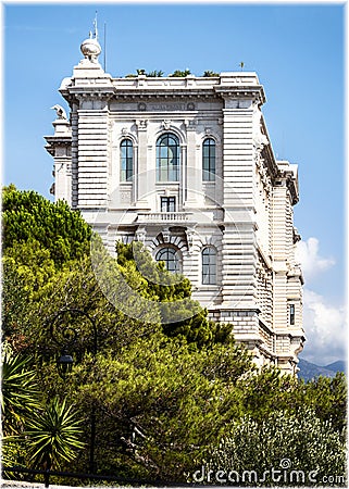 Oceanography Museum in Monaco Stock Photo