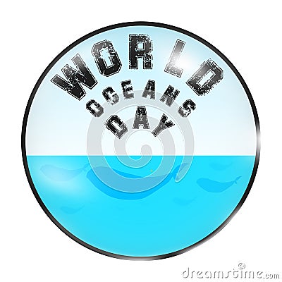 Oceans Sphere Vector Illustration