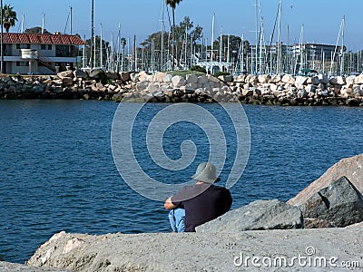 Oceanside Harbor Stock Photo