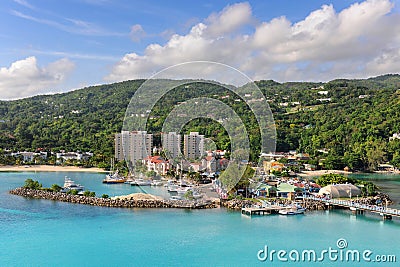 Ocho Rios in Jamaica Stock Photo