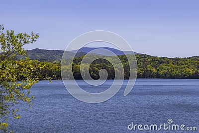 Ocoee Lake, a reservoir above Ocoee Dam #1, Parksville, TN Stock Photo