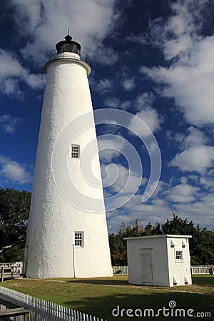 Ocracoke Light Editorial Stock Photo