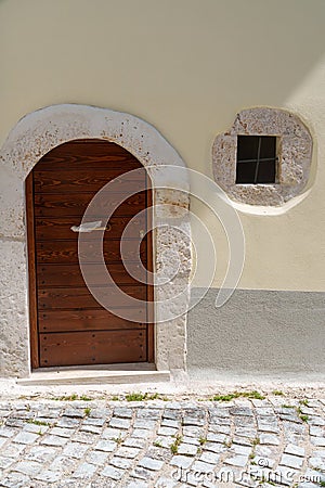 Ocre, old village in Abruzzo, Italy Stock Photo