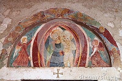 Ocre, old village in Abruzzo, Italy Stock Photo