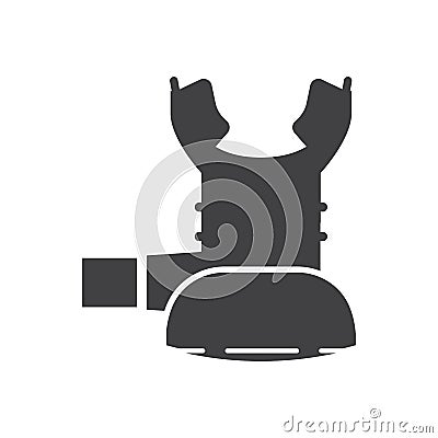 Octo Scuba Regulator Icon Vector Illustration