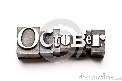 October Stock Photo