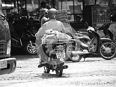 Everyday life in HUE town of VIETNAM Editorial Stock Photo