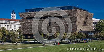 OCTOBER 28, 2016 - National Museum of African American History and Culture, Washington DC, near the Washington Monument Editorial Stock Photo