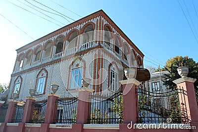 Gipsy house, street view Editorial Stock Photo