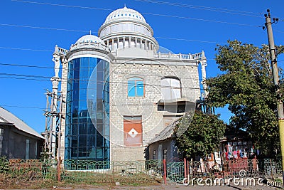 Gipsy house, street view Editorial Stock Photo