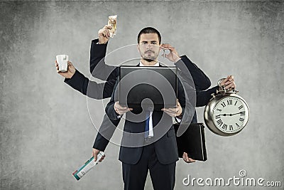 Octopus in Business Stock Photo