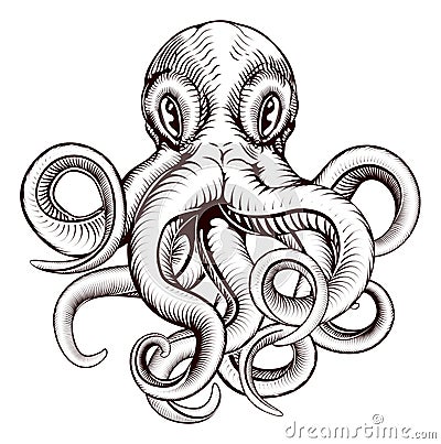 Octopus illustration Vector Illustration