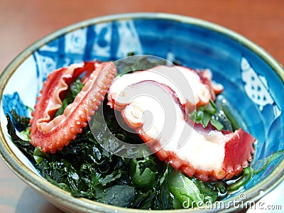 Octopus sashimi Stock Photo