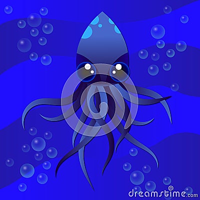 Octopus vector illustration Vector Illustration