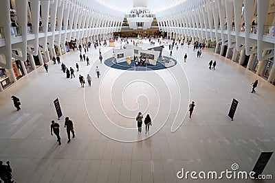 Oculus world trade center transportation hub and station Editorial Stock Photo