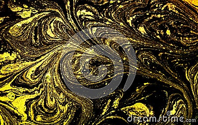 Odd grunge gouache marble Ebru background for design. Cute texture with traditional Turkish painting. Stock Photo