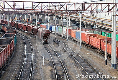 Odessa cargo port Stock Photo