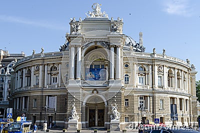 Odessa National Academic Opera and Ballet Theater Editorial Stock Photo