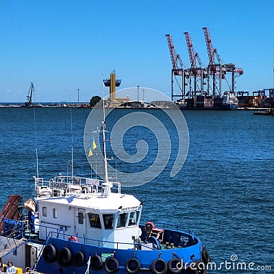 Odessa Port 2 Editorial Stock Photo