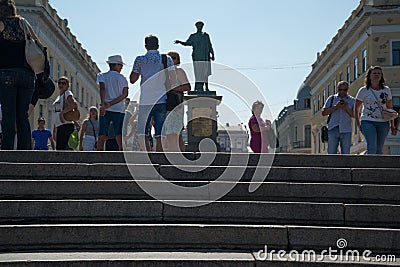 Potemkin stairs, Odessa Editorial Stock Photo