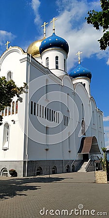 The Orthodox Assumption Patriarchal Monastery. Odessa Ukraine Editorial Stock Photo