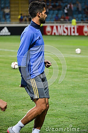 ODESSA, UKRAINE - September 15, 2016: Alper Potuk during the UEFA Europa League match group stage Zarya Lugansk vs Editorial Stock Photo